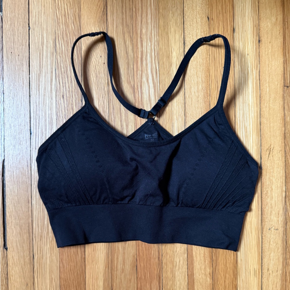 Black Sports Bra